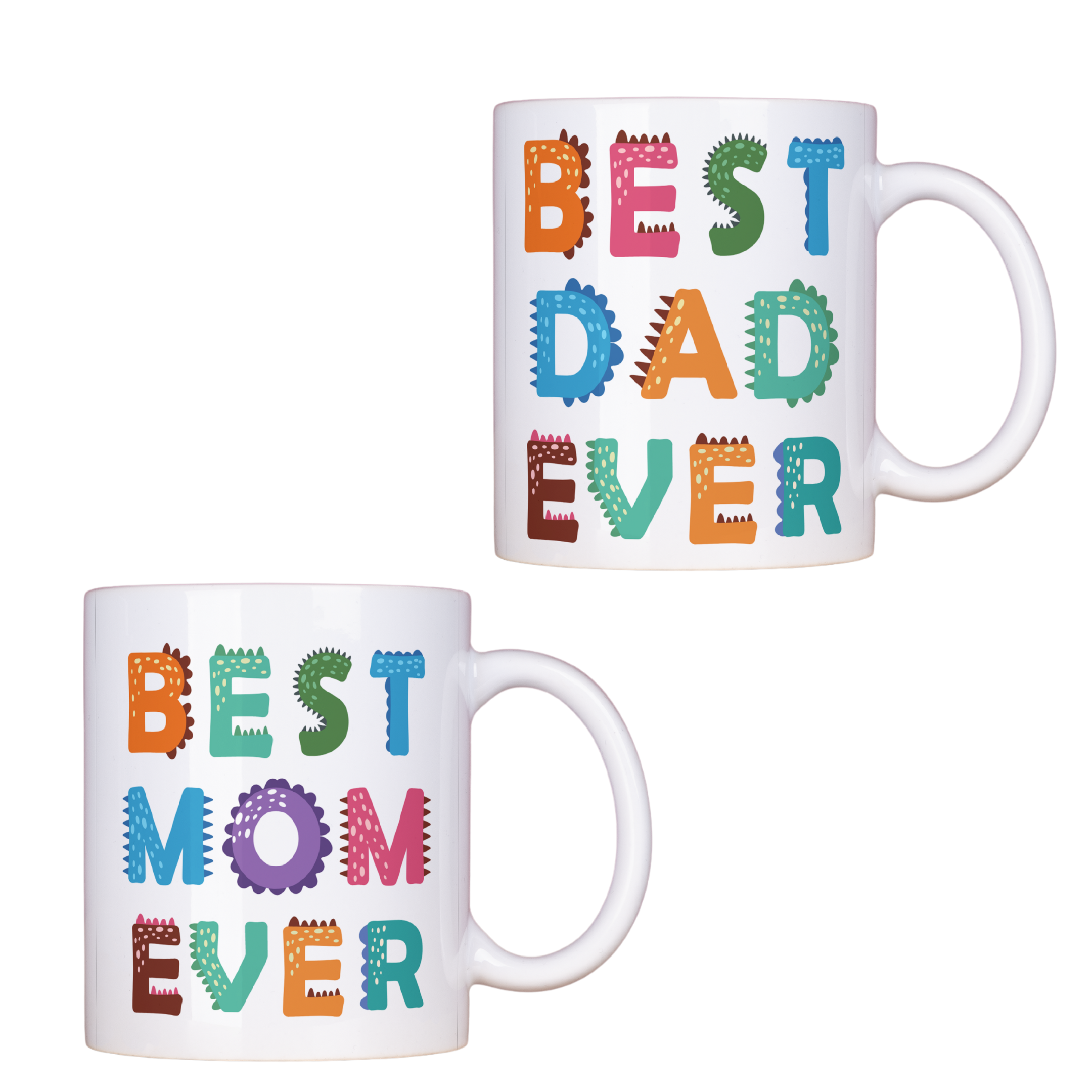 Best Mom and Dad Ever Mug Set
