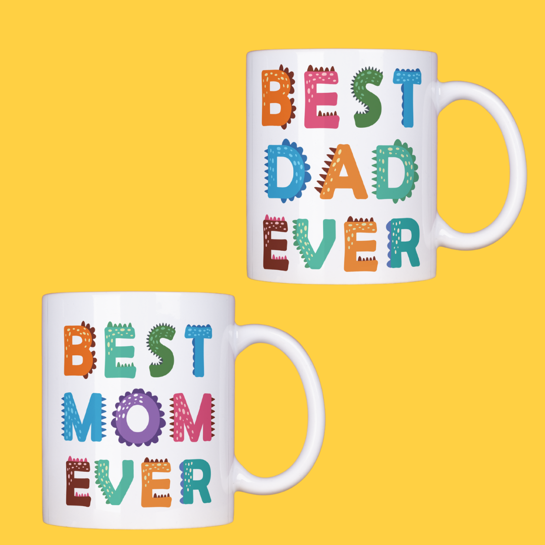 Best Mom and Dad Ever Mug Set