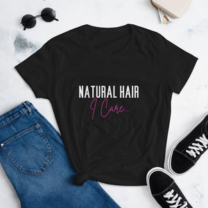 Natural Hair I Care Tee