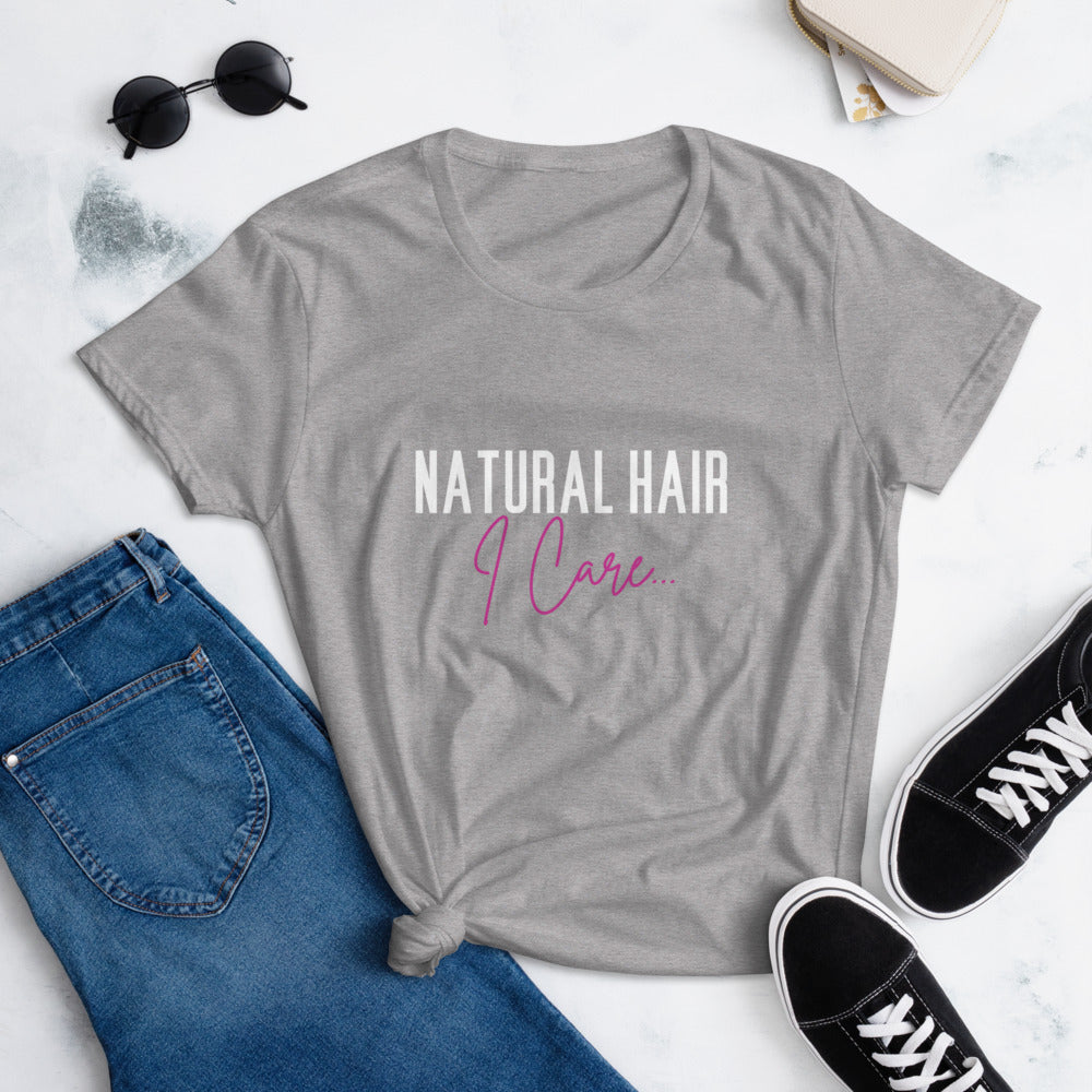 Natural Hair I Care Tee